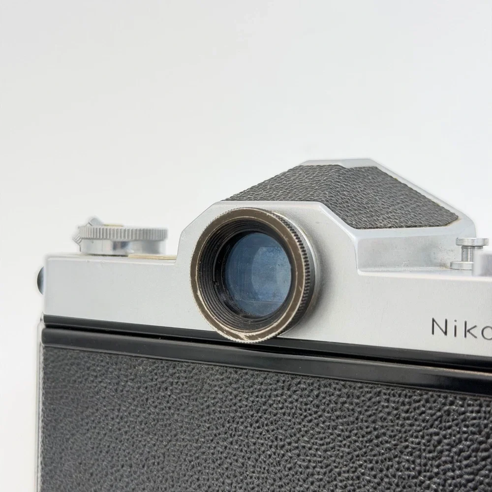 Nikon Nikomat FTN 35mm SLR Film Camera Body Silver Black Made in Japan Working